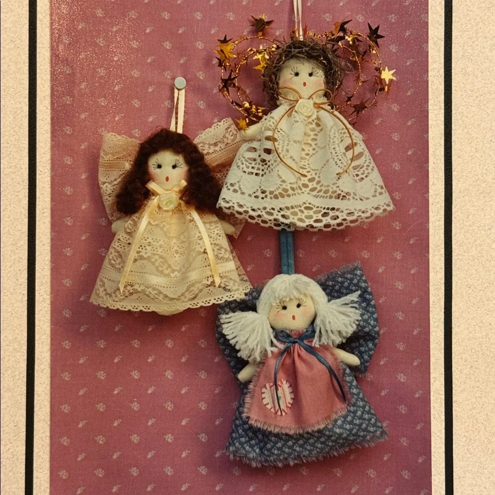 NEW Hemer House Designs Craft Pattern Sparkle Angel Christmas Victorian Country
